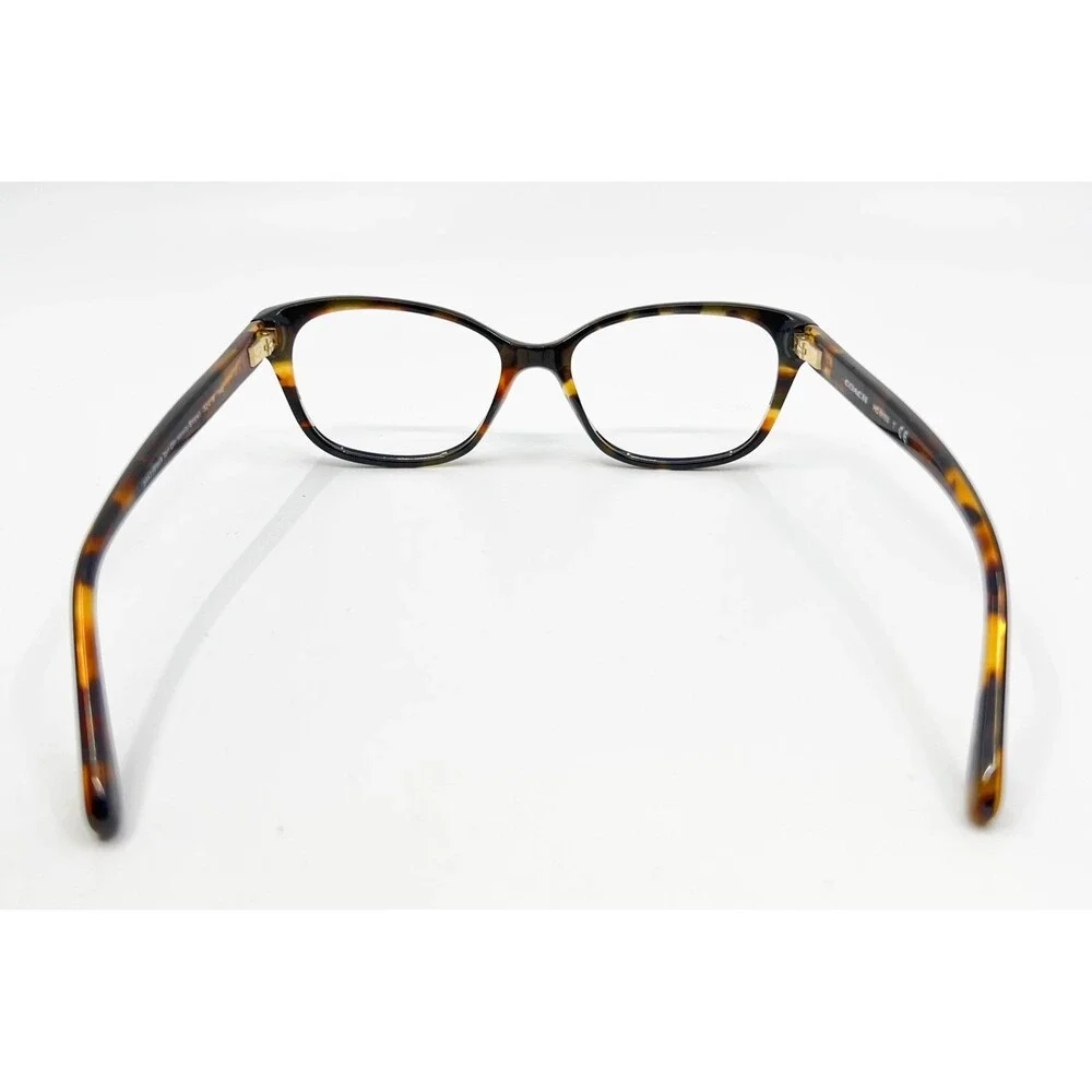 Coach Eyeglasses Womens Black Tortoise Cat Eye HC 6127U 5533 53-16-140